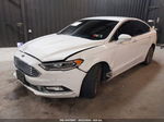 2017 Ford Fusion Titanium Белый vin: 3FA6P0K93HR237584