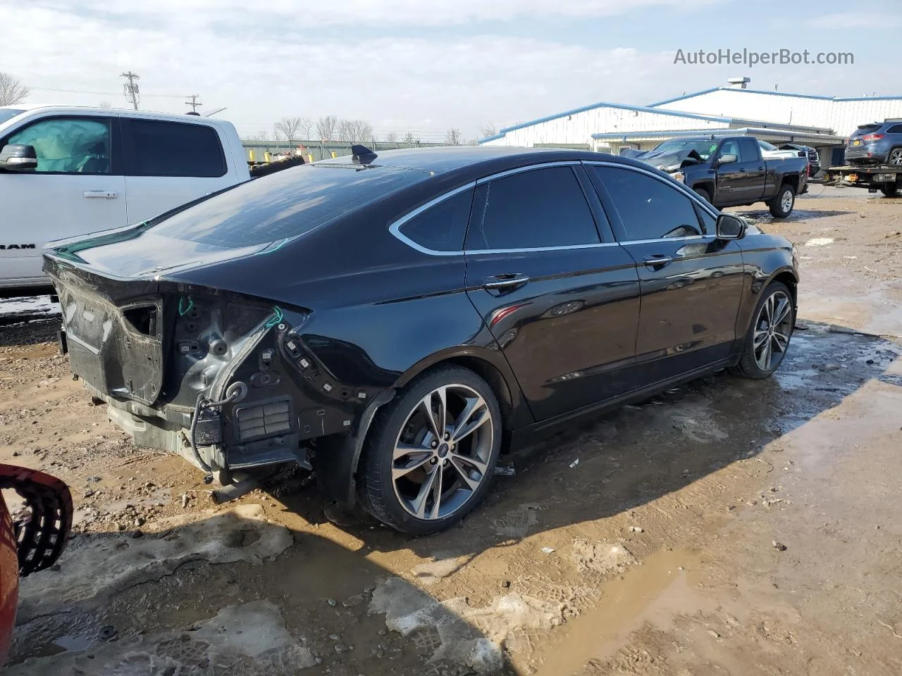 2019 Ford Fusion Titanium Black vin: 3FA6P0K93KR252786