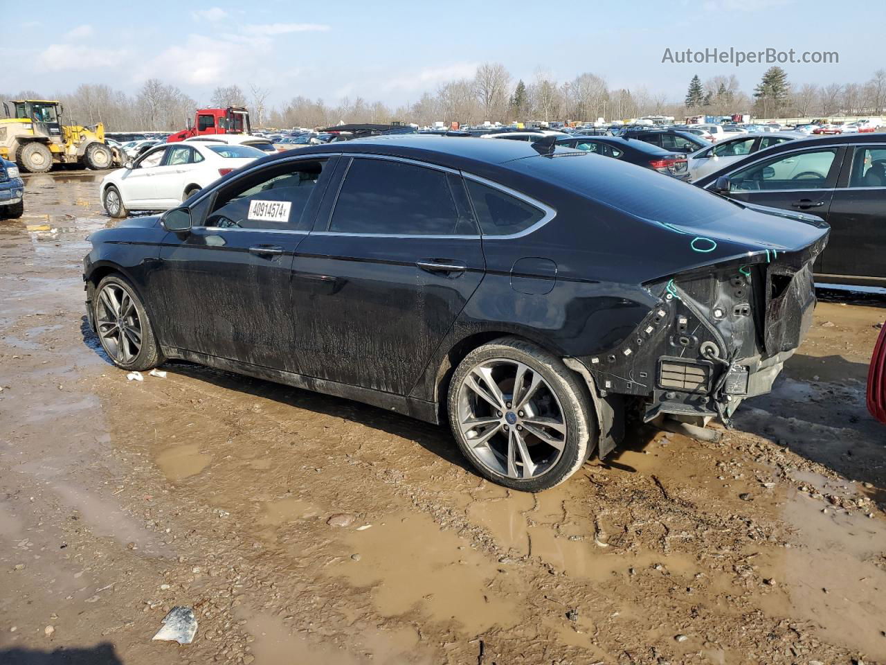 2019 Ford Fusion Titanium Black vin: 3FA6P0K93KR252786