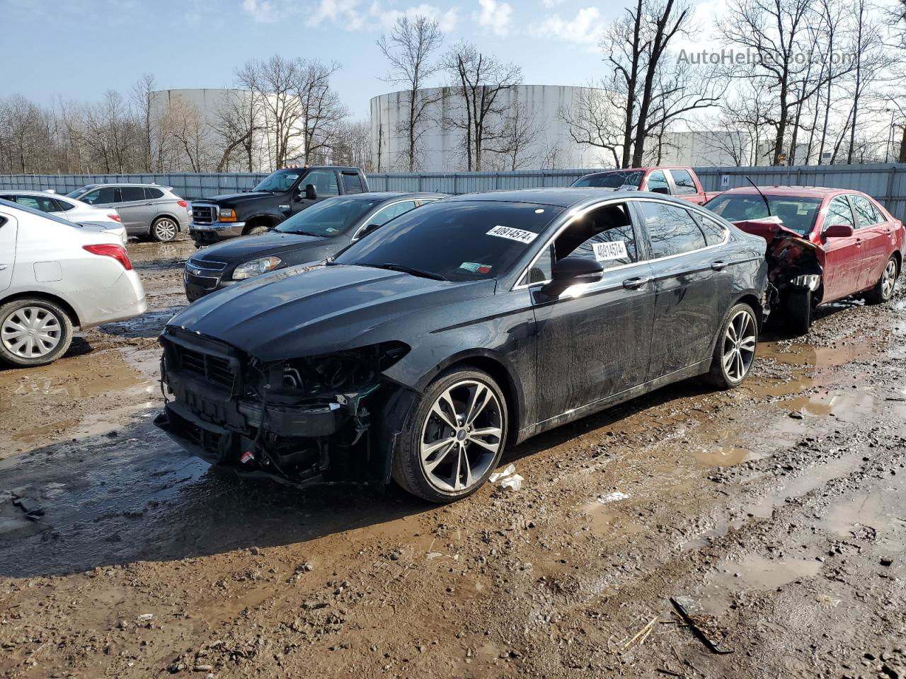 2019 Ford Fusion Titanium Black vin: 3FA6P0K93KR252786