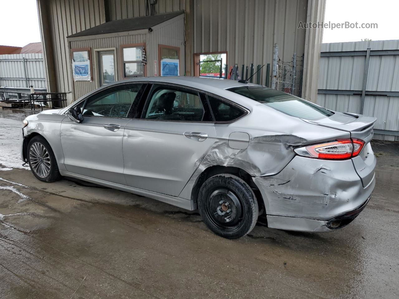 2013 Ford Fusion Titanium Серебряный vin: 3FA6P0K94DR190026