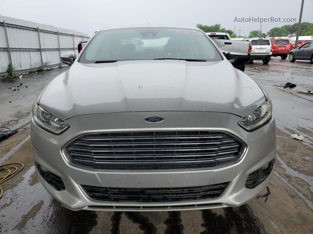 2013 Ford Fusion Titanium Silver vin: 3FA6P0K94DR190026