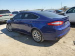 2014 Ford Fusion Titanium Blue vin: 3FA6P0K94ER140437