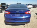 2014 Ford Fusion Titanium Синий vin: 3FA6P0K94ER140437