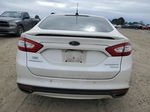 2014 Ford Fusion Titanium White vin: 3FA6P0K94ER323899