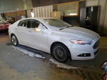 2015 Ford Fusion Titanium White vin: 3FA6P0K94FR169034