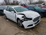 2015 Ford Fusion Titanium White vin: 3FA6P0K94FR196802