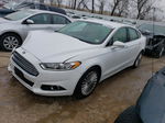 2015 Ford Fusion Titanium White vin: 3FA6P0K94FR196802