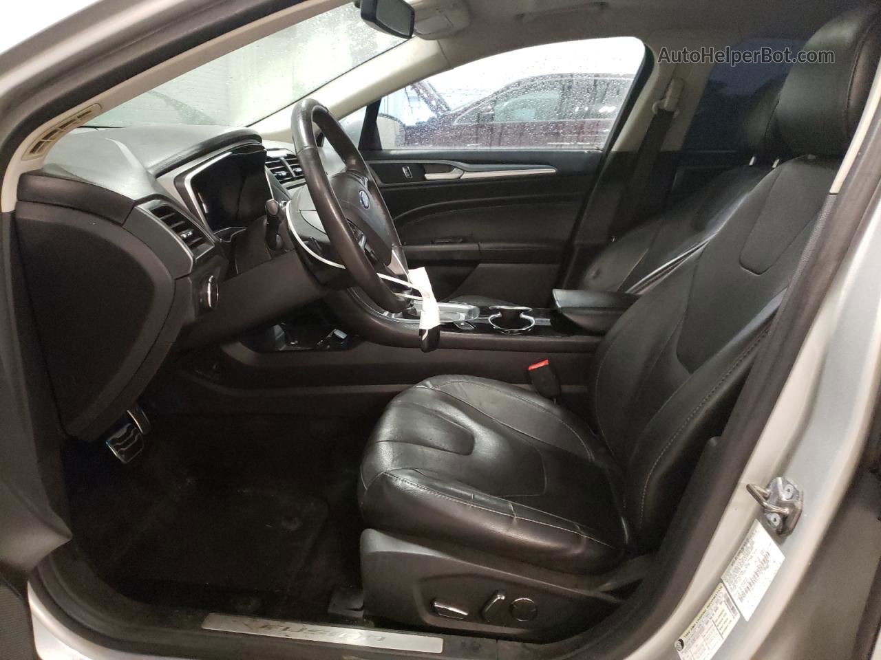 2016 Ford Fusion Titanium Серебряный vin: 3FA6P0K94GR174798