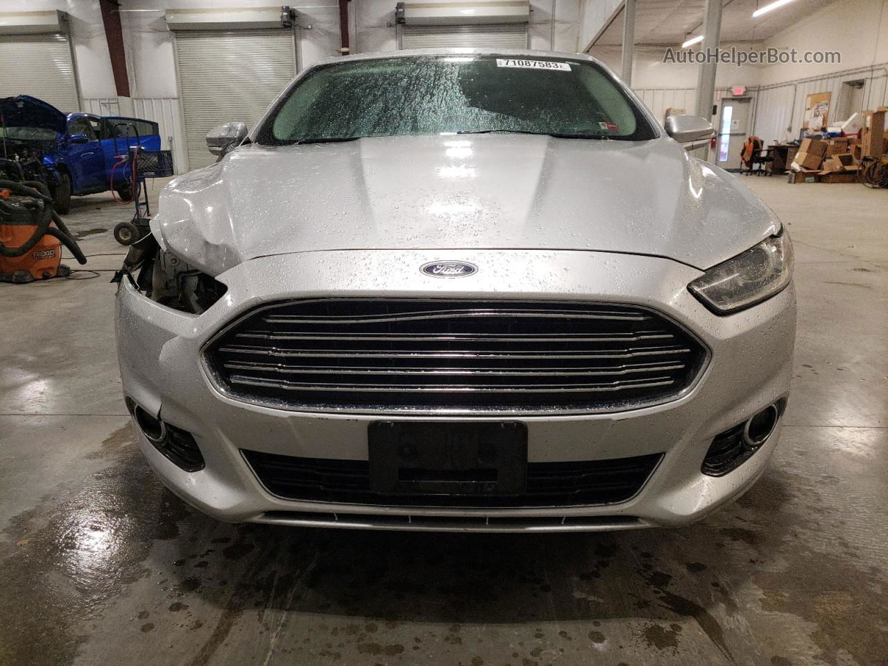 2016 Ford Fusion Titanium Серебряный vin: 3FA6P0K94GR174798