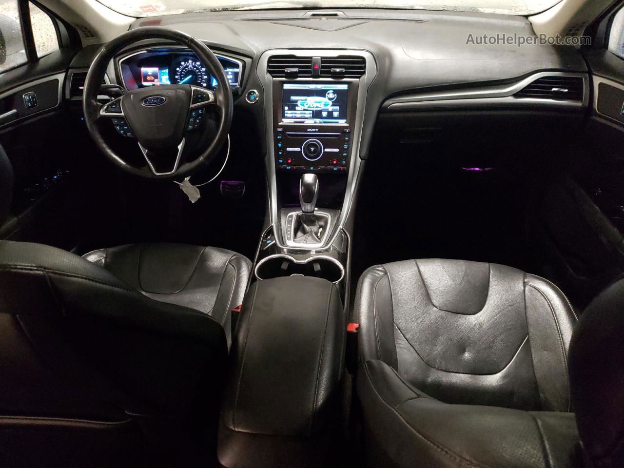 2016 Ford Fusion Titanium Серебряный vin: 3FA6P0K94GR174798