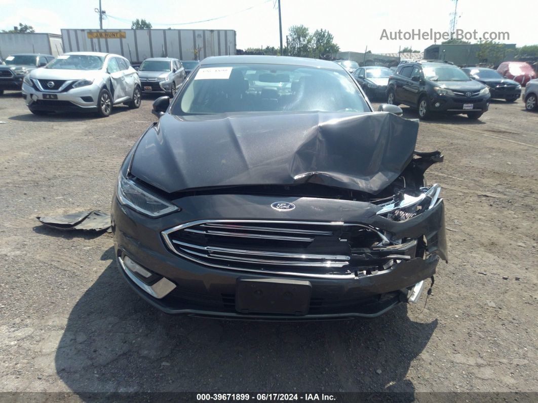 2017 Ford Fusion Titanium Gray vin: 3FA6P0K94HR107104