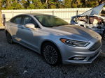 2017 Ford Fusion Titanium Silver vin: 3FA6P0K94HR250344