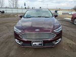 2017 Ford Fusion Titanium Темно-бордовый vin: 3FA6P0K94HR365347