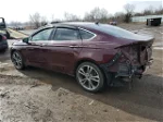 2017 Ford Fusion Titanium Maroon vin: 3FA6P0K94HR365347