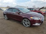 2017 Ford Fusion Titanium Maroon vin: 3FA6P0K94HR365347