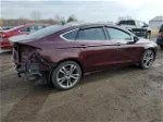 2017 Ford Fusion Titanium Maroon vin: 3FA6P0K94HR365347