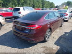 2017 Ford Fusion Titanium Burgundy vin: 3FA6P0K94HR414594