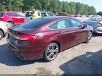 2017 Ford Fusion Titanium Бордовый vin: 3FA6P0K94HR414594