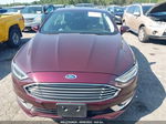 2017 Ford Fusion Titanium Burgundy vin: 3FA6P0K94HR414594