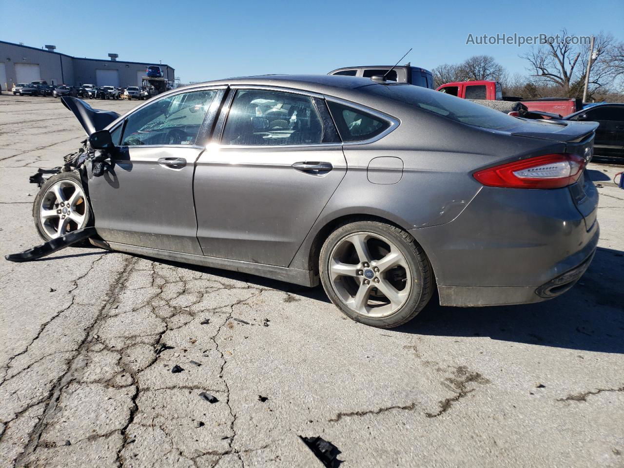 2013 Ford Fusion Titanium Gray vin: 3FA6P0K95DR189239