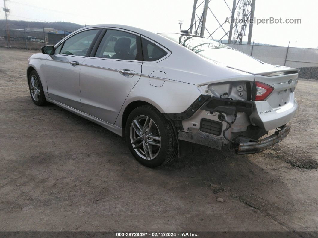 2013 Ford Fusion Titanium Silver vin: 3FA6P0K95DR199513