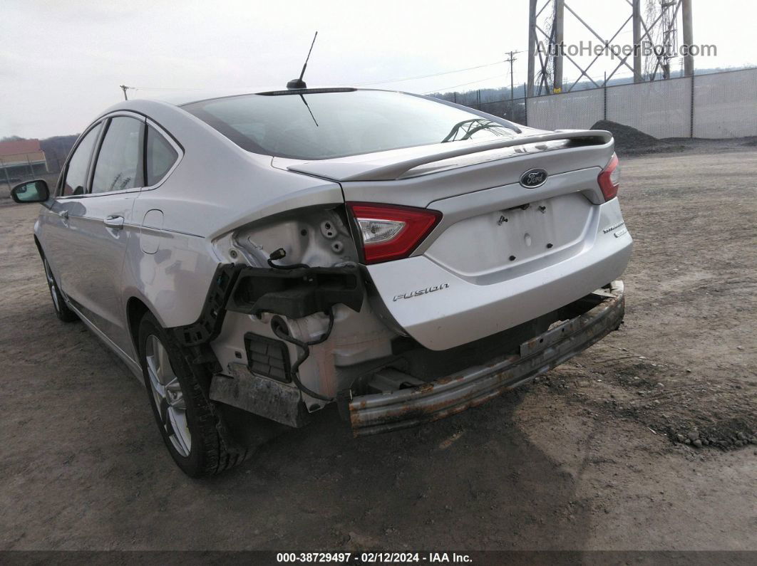 2013 Ford Fusion Titanium Silver vin: 3FA6P0K95DR199513