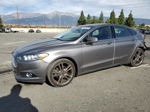 2013 Ford Fusion Titanium Серый vin: 3FA6P0K95DR319309