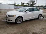 2013 Ford Fusion Titanium Белый vin: 3FA6P0K95DR383222