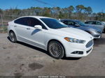 2015 Ford Fusion Titanium White vin: 3FA6P0K95FR238121