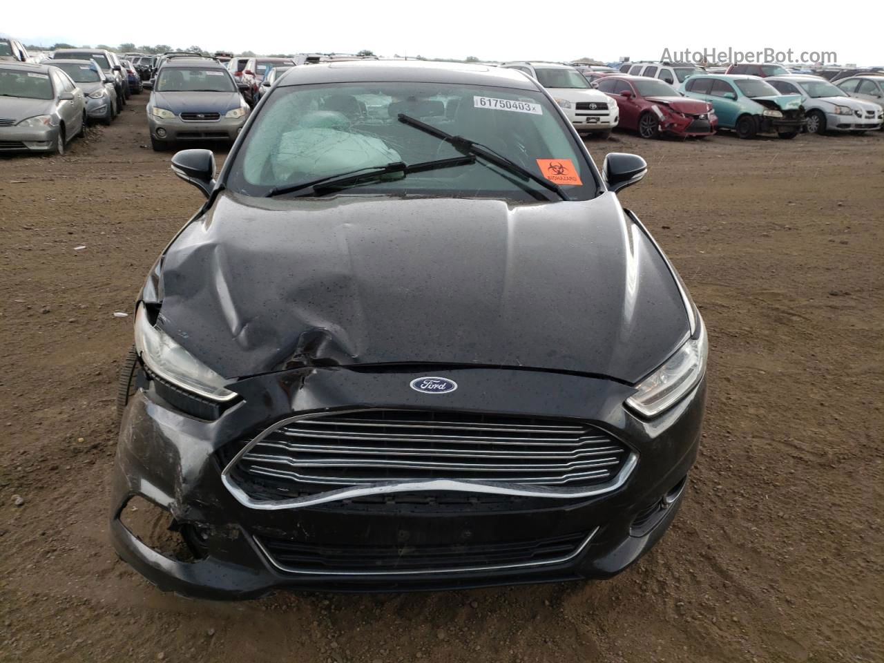 2015 Ford Fusion Titanium Black vin: 3FA6P0K95FR239317