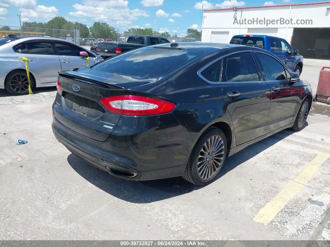 2015 Ford Fusion Titanium Black vin: 3FA6P0K95FR268445