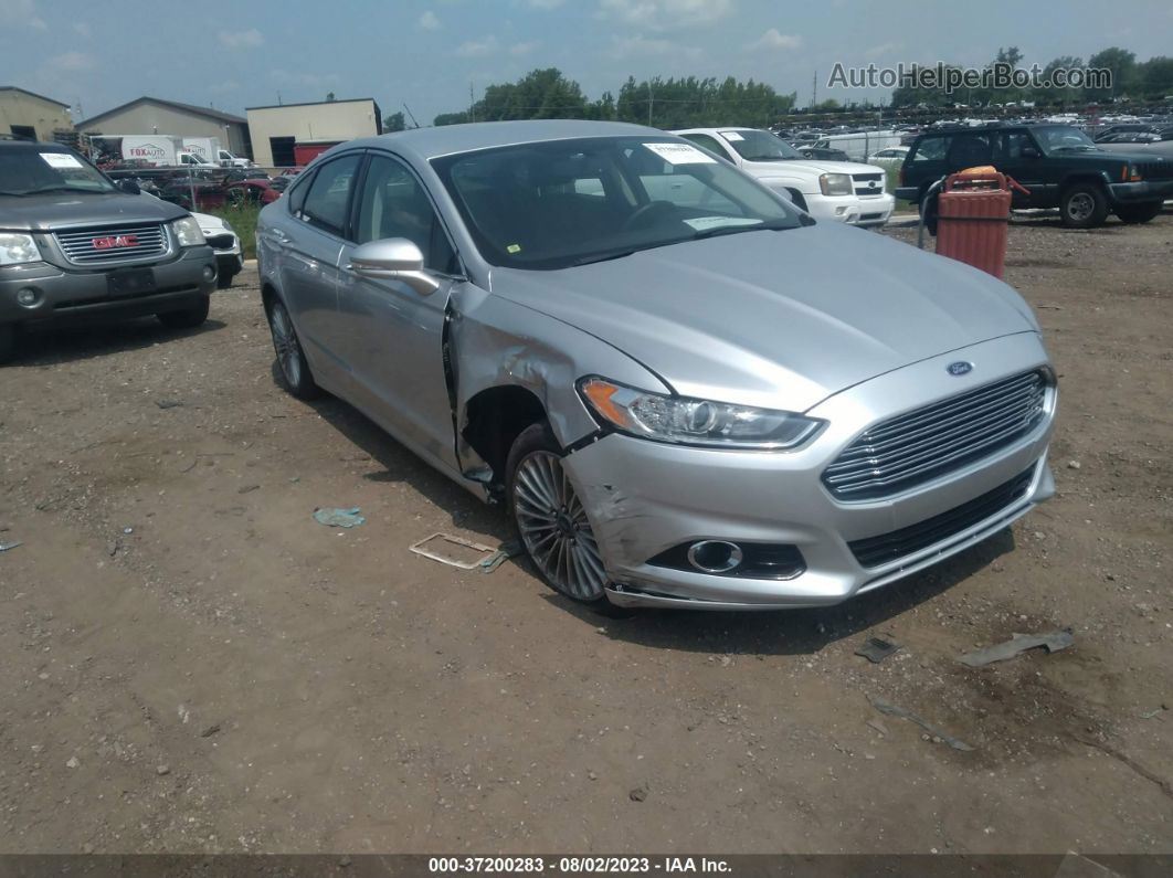 2016 Ford Fusion Titanium Silver vin: 3FA6P0K95GR301199