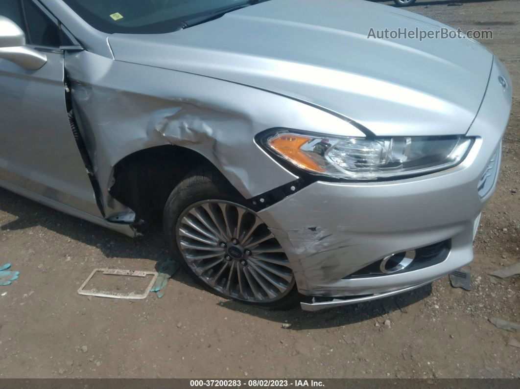 2016 Ford Fusion Titanium Silver vin: 3FA6P0K95GR301199