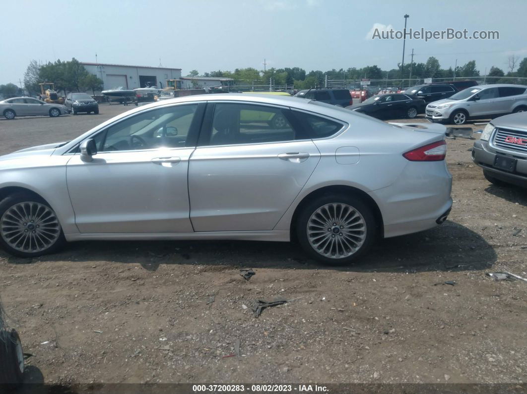 2016 Ford Fusion Titanium Silver vin: 3FA6P0K95GR301199