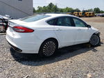 2017 Ford Fusion Titanium White vin: 3FA6P0K95HR115261