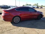 2017 Ford Fusion Titanium Red vin: 3FA6P0K95HR116457