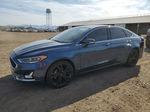 2019 Ford Fusion Titanium Blue vin: 3FA6P0K95KR176908