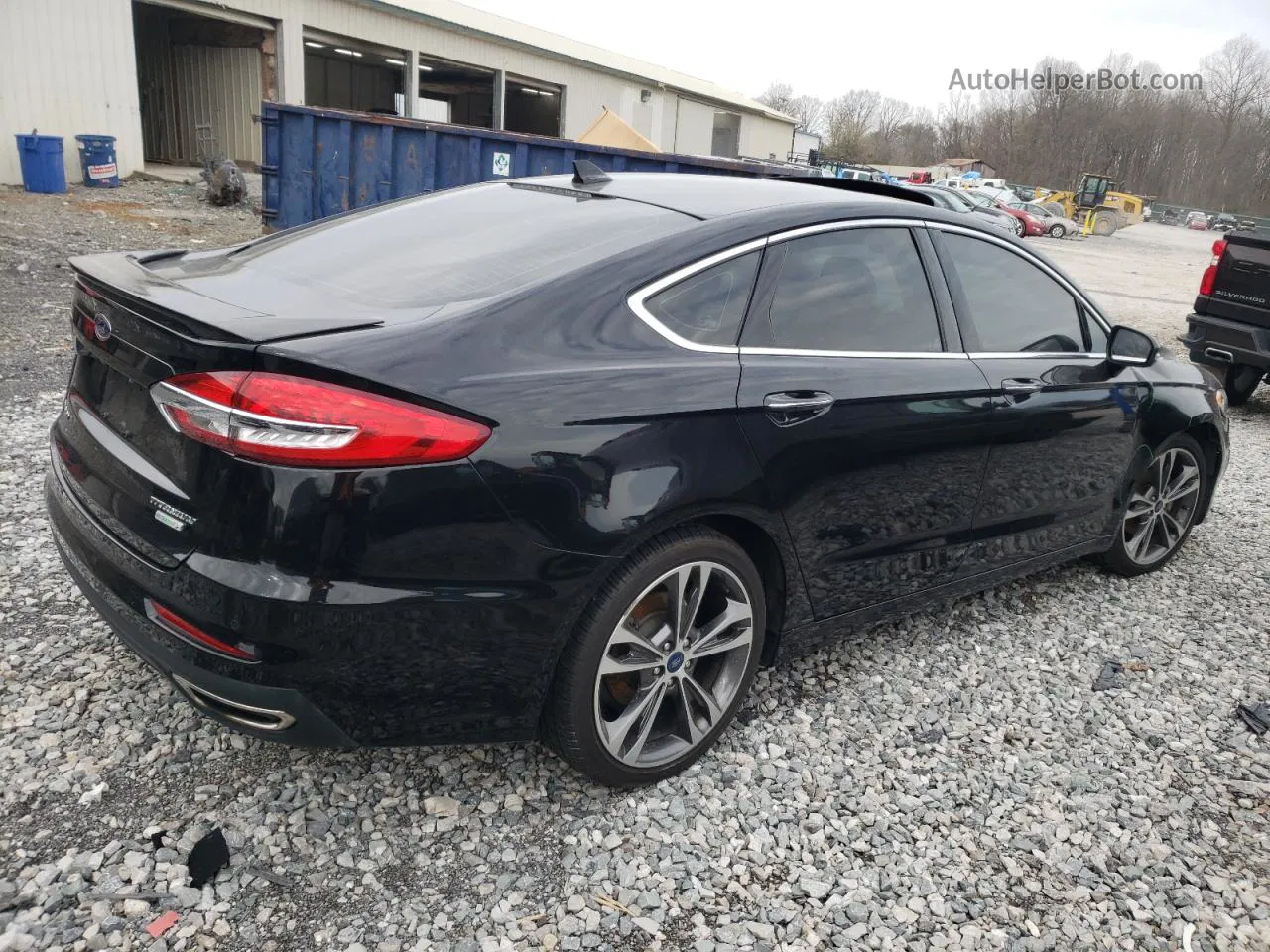 2019 Ford Fusion Titanium Black vin: 3FA6P0K95KR264535