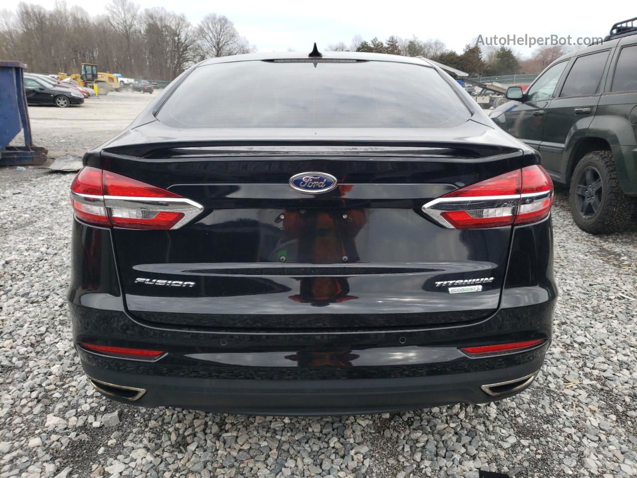 2019 Ford Fusion Titanium Black vin: 3FA6P0K95KR264535