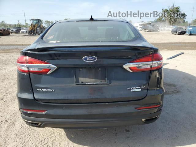 2020 Ford Fusion Titanium Черный vin: 3FA6P0K95LR133056