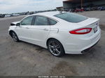 2013 Ford Fusion Titanium White vin: 3FA6P0K96DR319268