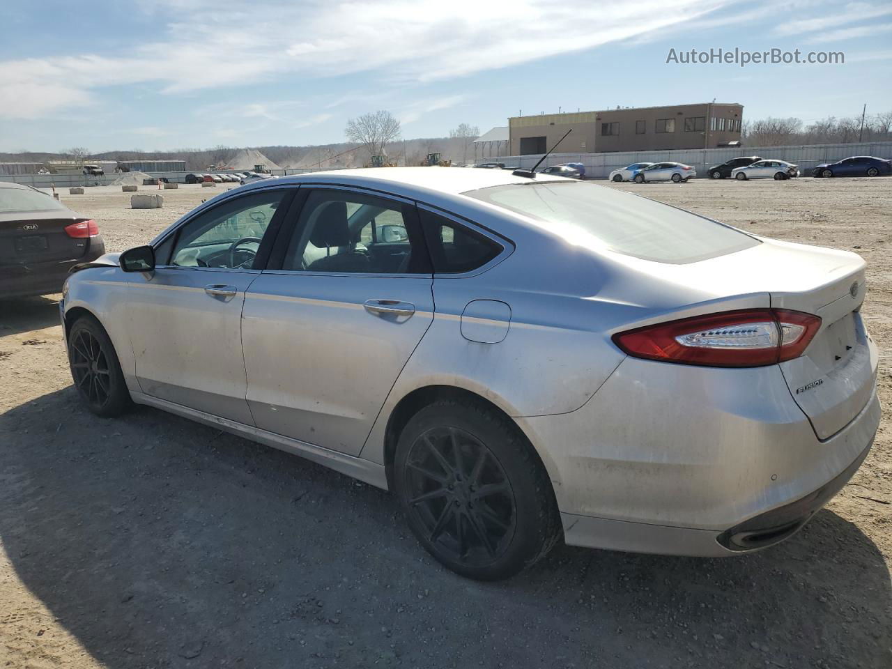 2013 Ford Fusion Titanium Серебряный vin: 3FA6P0K96DR320999