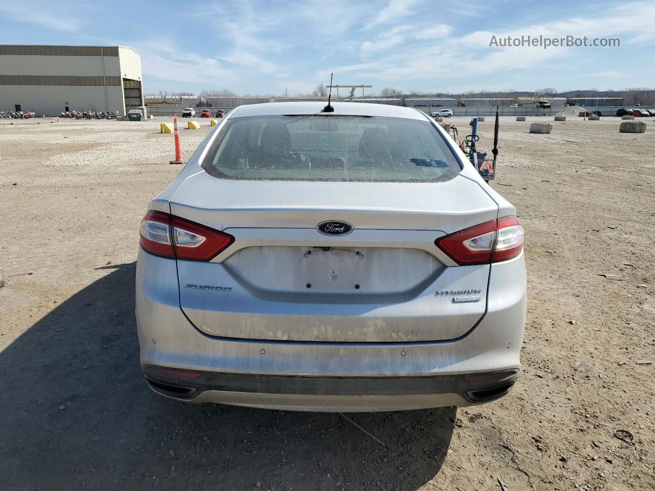 2013 Ford Fusion Titanium Серебряный vin: 3FA6P0K96DR320999