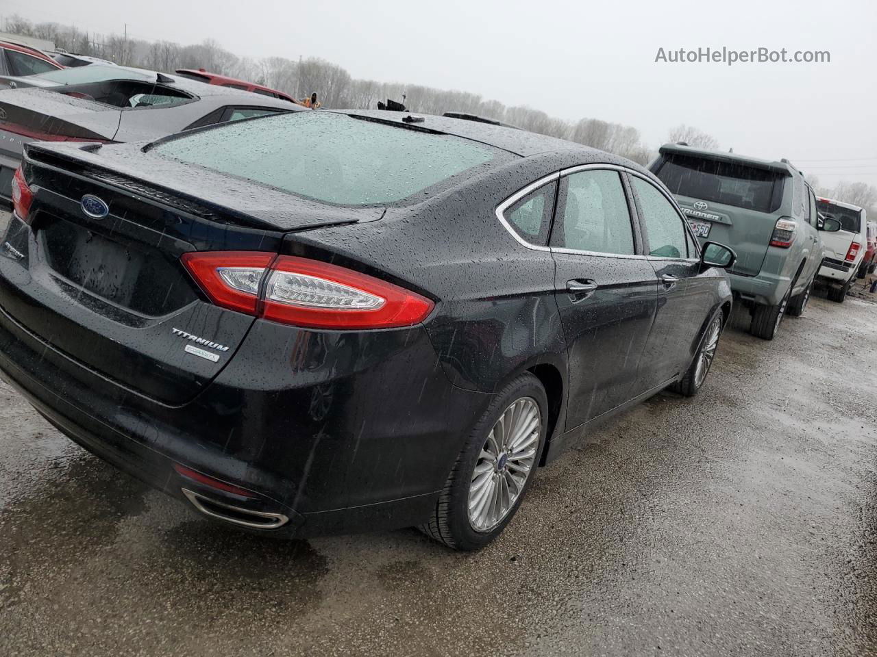 2015 Ford Fusion Titanium Black vin: 3FA6P0K96FR114004