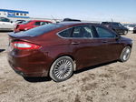 2015 Ford Fusion Titanium Burgundy vin: 3FA6P0K96FR269250