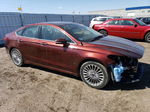 2015 Ford Fusion Titanium Burgundy vin: 3FA6P0K96FR269250