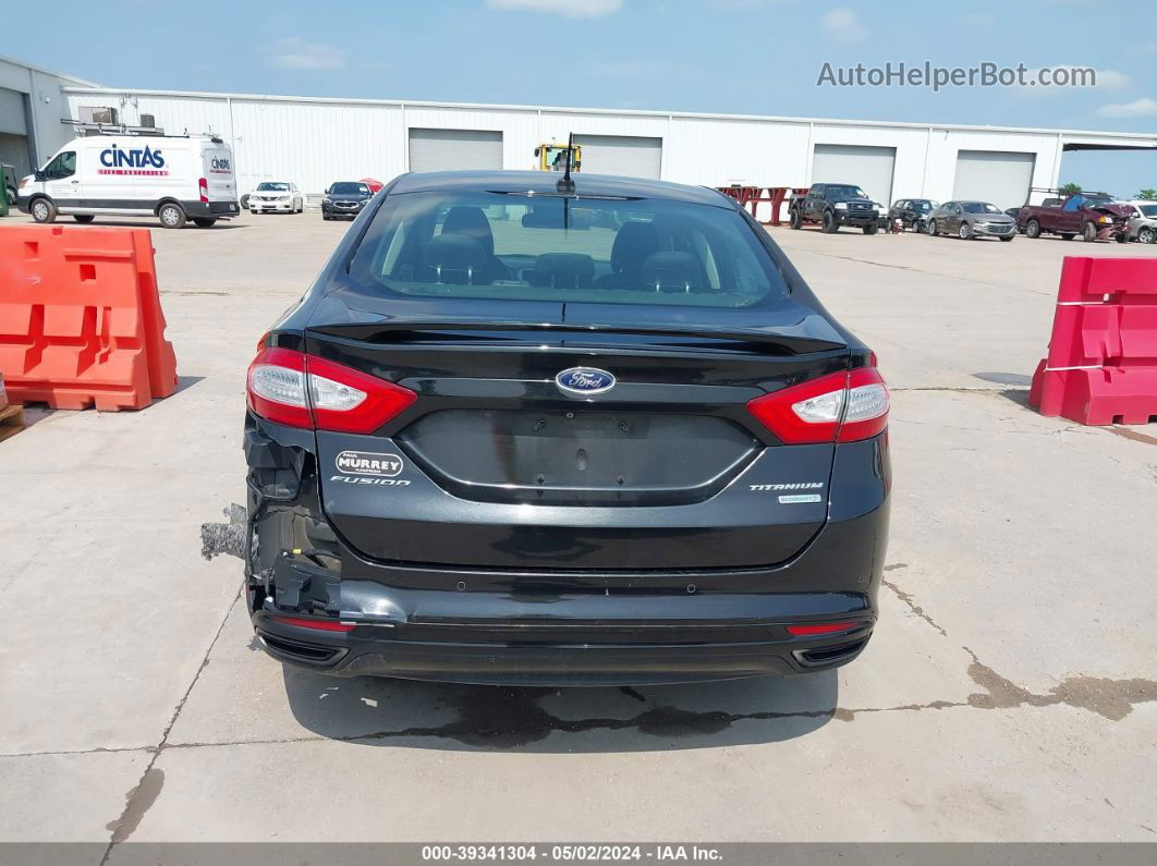 2015 Ford Fusion Titanium Black vin: 3FA6P0K96FR269281