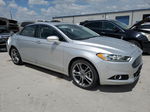 2016 Ford Fusion Titanium Серебряный vin: 3FA6P0K96GR143326