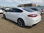 2016 Ford Fusion Titanium White vin: 3FA6P0K96GR193451